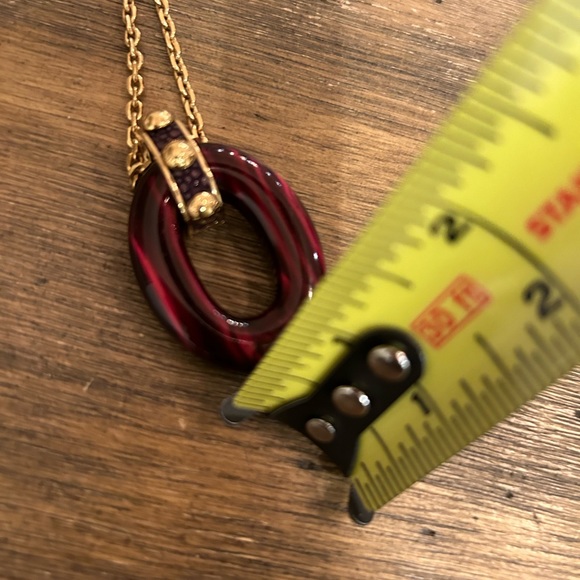 Louis Vuitton Pendant Gimme a clue Necklace LV Gold - Picture 12 of 15